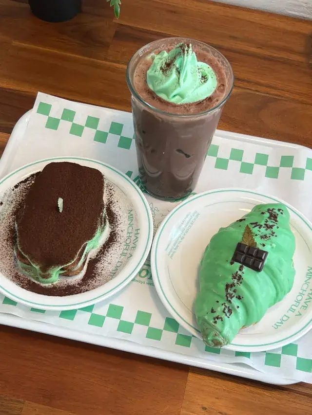Mint Choco World 餐品实拍